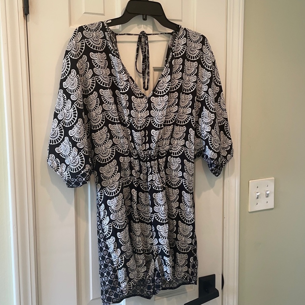 Two patterned Topshop Romper